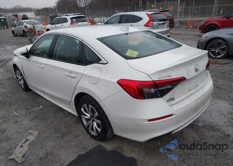 2023 Honda Civic Lx из США, поврежденный, VIN 2HGFE2F28PH566902